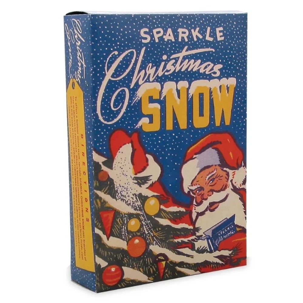Bethany Lowe Designs Sparkle Christmas Mica Snow Flakes Decoration Retro